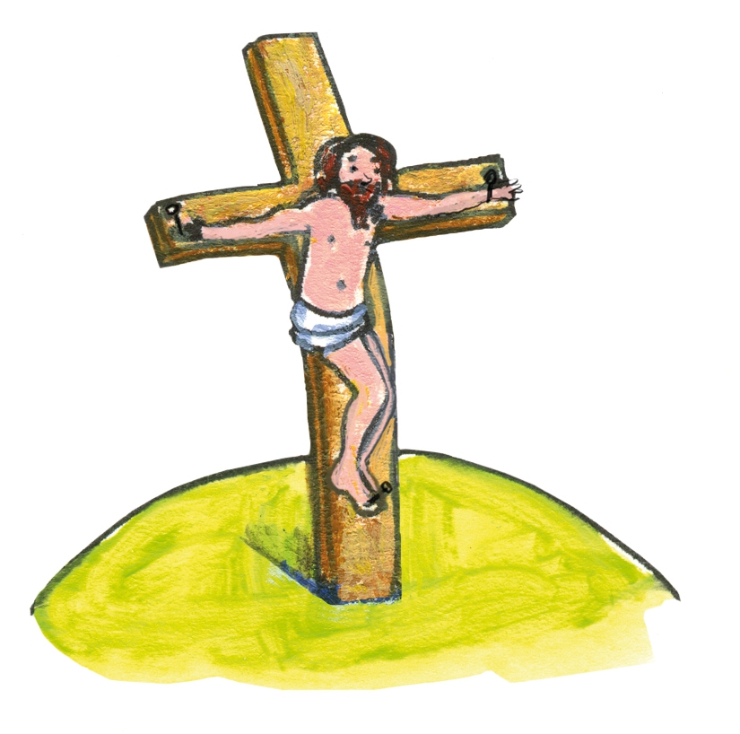 Karfreitag, Jesus am Kreuz