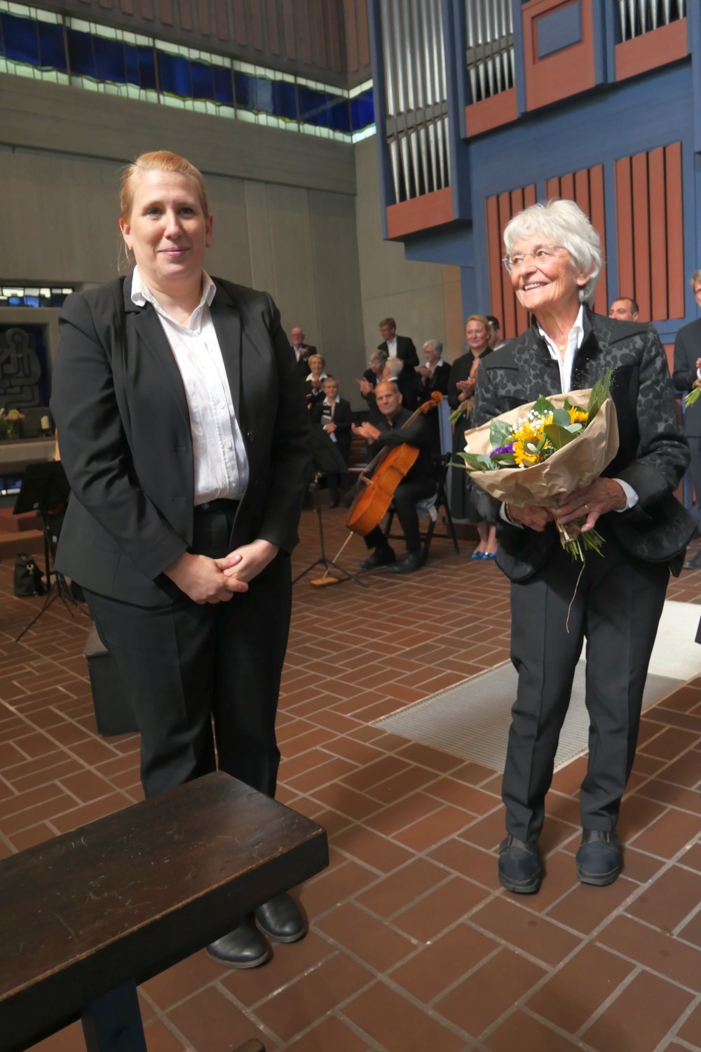 Dank an die Chorleiterin